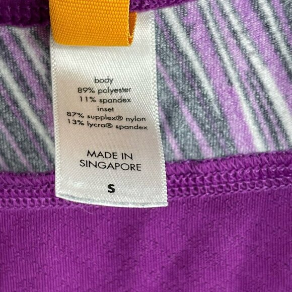 Lucy Tank Top Women's S Purple Scoop Neck Racerback Stretch Relaxed Fit Pullover - Picture 10 of 11